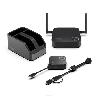 BenQ InstaShow WDC15 Bezprzewodowy System Prezentacyjny 4K UHD Duplikowanie ekranu do małych i kameralnych sal bez instalacji sterowników