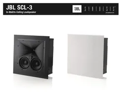 JBL SYNTHESIS SCL-3 Dwudrożna kolumna surround/LCR, montaż ścienny lub sufitowy Zalecana moc wzmacniacza: 200 W RMS.