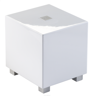 REL Tzero MK III  Piano white – subwoofer aktywny 100 W, kompaktowy i precyzyjny bas