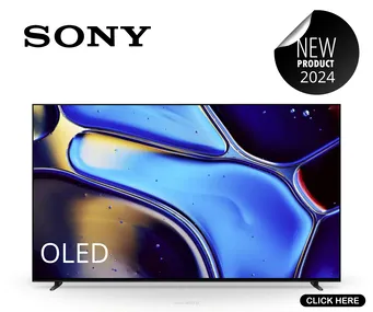 SONY FWD‑55XR80 BRAVIA serii 8 z ekranem 4K  OLED, z Google TV i 3-letnim pakietem PrimeSupport.