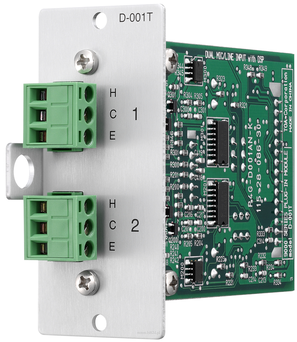 TOA D-001T Moduł wejść mikrofonowo-liniowych