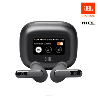 JBL Live Beam 3 Bezprzewodowe słuchawki douszne o konstrukcji zamkniętej z redukcją szumów i technologią Smart Charging Case