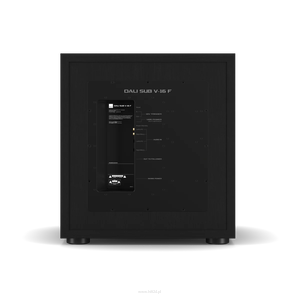 Dali SUB-V16 F  Subwoofer wyposażony w specjalnie zaprojektowany, 16-calowy przetwornik basowy  wzmacniacz DSP o mocy 1 500 W - 9