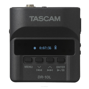 TASCAM DR-10L  Przenośny rejestrator cyfrowy z mikrofonem lavalier, zapis na karcie pamięci microSD. KOLOR  BIAŁY - 2