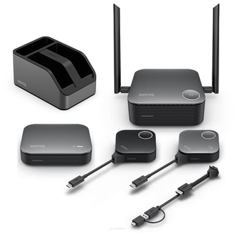 BenQ InstaShow® VS25 - System Bezprzewodowej Konferencji Plug and Play  Obsługa BYOM dla spotkań hybrydowych - od małych po duże sale