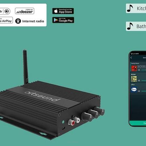ArtSound Smart Hyde SYSTEM MULTIROOM – SIECIOWY INSTALACYJNY WZMACNIACZ CYFROWY 2 x 50 W RMS / PEŁEN STREAM / USB / BT / SUBWOOFER OUT / INPUTS; USB + LINE - 2