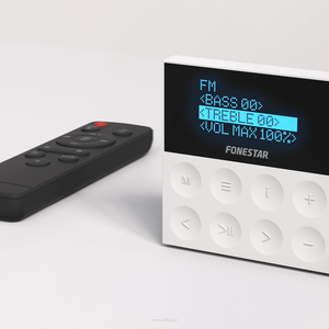 Fonestar KS-AMP  Ścienny wzmacniacz stereo. Moc 2 x 25W@4 Ω, 2 x 15W@8 Ω. Odbiornik Bluetooth. Odtwarzacz USB. Tuner FM - 5