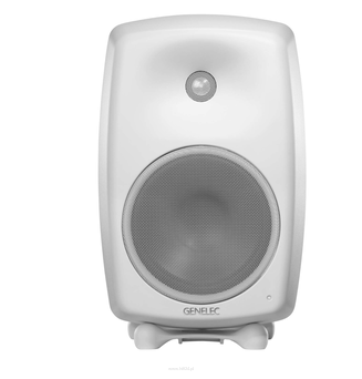 Genelec G Five  SPL 110 dB  150 W Bass (Class AB) + 120 W Treble (Class AB) 32 Hz - 25 kHz  Aktywny głośnik, imponujące możliwości z eleganckim designem.