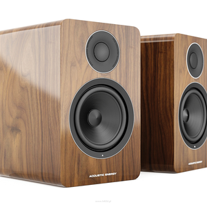 Acoustic Energy AE1 Para Active Piano Walnut reel wood veneer - 2