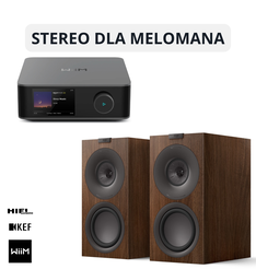 WiiM Amp Ultra Grey + KEF Q Concerto Orzech  Z myślą o melomanach, fanach kina domowego i entuzjastach inteligentnego domu
