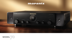 Marantz MODEL 70 Black – wzmacniacz stereo z HDMI ARC, Bluetooth i wejściem gramofonowym