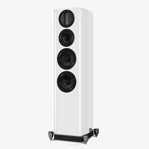 Wharfedale AURA 3  White – biały lakier wysoki połysk, podłogowe kolumny Hi-Fi inspirowane flagową serią ELYSIAN - 2