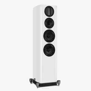 Wharfedale AURA 3  White – biały lakier wysoki połysk, podłogowe kolumny Hi-Fi inspirowane flagową serią ELYSIAN - 4