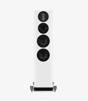 Wharfedale AURA 3  White – biały lakier wysoki połysk, podłogowe kolumny Hi-Fi inspirowane flagową serią ELYSIAN