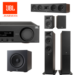 JBL MA 510 + Stage 260F + Stage 240B + Stage 245C + Stage 220P — zestaw kina domowego 5.1