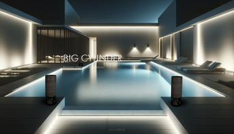 Architettura Sonora BIG CYLINDER 680 Concrete Korpus i deflektor wykonane z betonu