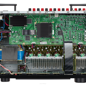 DENON AVR - X1800H DAB  7.2-kanałowy amplituner AV, 145W, 8K Ultra HD, 6 wejść HDMI, 3D Audio, HEOS - 6