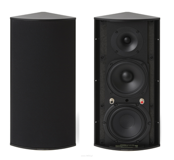 Cornered Audio C5 TRM to kompaktowy głośnik kinowy 150 W z maks. SPL 118 dB, tubowym tweeterem i dyspersją 90 × 90°. Idealny do LCR i surround.