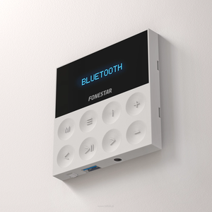 Fonestar KS-WALL  Zestawy dźwiękowe, 4 głośniki sufitowe, wzmacniacz  Moc 2 x 25W@4 Ω, 2 x 15W@8 Ω. Odbiornik Bluetooth. Odtwarzacz USB. Tuner FM - 4