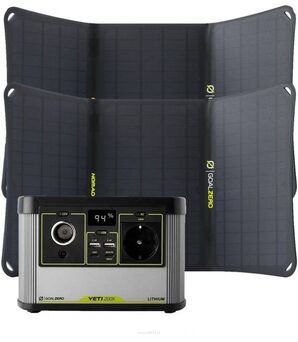 Zestaw solarny Yeti 200X Lithium EU universal version + Nomad 20 (2x)