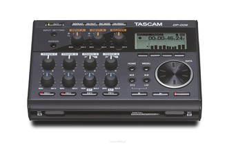 TASCAM DP-006 Cyfrowe miniaturowe PortaStudio, 6 kanałowe (2 mono + 2 stereo) z wbudowanymi mikrofonami, tuner/metronom, USB2.0