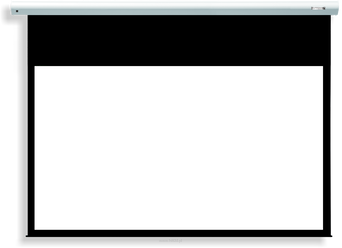 Suprema Andromeda Elegant IM Format 16:9 Matt White HD Elektrycznie rozwijany ekran projekcyjny z linii profesjonalnej PREMIUM, ze zintegrowanym sterowaniem IR + złącze RS + Dry Contact