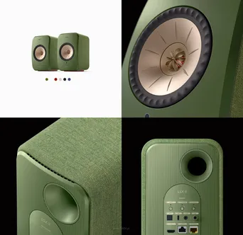 KEF LSX II  Olive Green  Bezprzewodowe głośniki HiFi