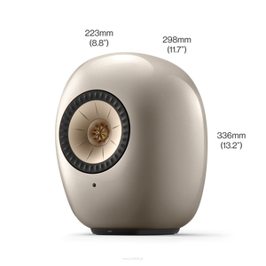 KEF LS LUXE Dusk Titanium  Luksusowy, bezprzewodowy system Hi-Fi z technologiami Uni-Q 12. generacji, MAT, VECO i zaawansowanym streamingiem. - 4