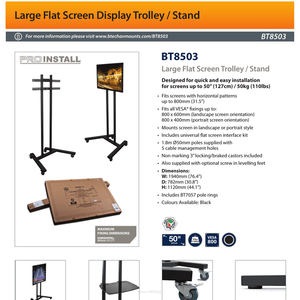 B-Tech BT8503 Mobilny stojak do LCD LED PLAZMA - 4