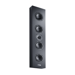 Canton Atelier OnWall 9  Czarny, satynowo-matowy – naścienny głośnik Hi-Fi do stereo i kina domowego 180 W