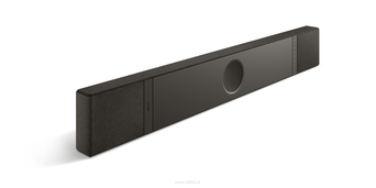 KEF XIO soundbar z wysokiej jakości dźwiękiem przestrzennym 5.1.2