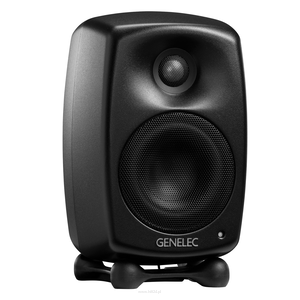 Genelec G Two SPL 100 dB  50 W Bass (Class D) + 50 W Treble (Class D) 56 Hz - 25 kHz Aktywny głośnik, imponujące możliwości z eleganckim designem. - 2