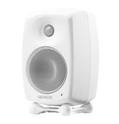 Genelec G Two SPL 100 dB  50 W Bass (Class D) + 50 W Treble (Class D) 56 Hz - 25 kHz Aktywny głośnik, imponujące możliwości z eleganckim designem.