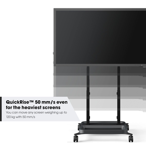 VOGELS RISE 5108  stojak podłogowy z silnikowym mechanizmem podnoszącym o prędkości przesuwu 80 mm/s (czarny, EU) - 3