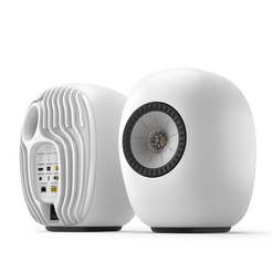 KEF LS LUXE Mineral White Luksusowy, bezprzewodowy system Hi-Fi z technologiami Uni-Q  12. generacji, MAT, VECO i zaawansowanym streamingiem.