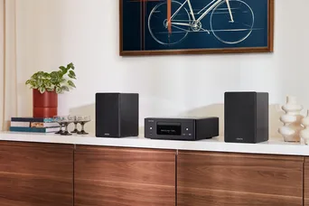 DENON CEOL N12 DAB Jakość dźwięku Denon z kompaktowego i eleganckiego systemu typu all-in-one.
