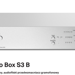 Pro-Ject Phono Box S3 B Zbalansowany, audiofilski przedwzmacniacz gramofonowy - 2
