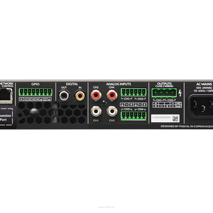Blaze Power Zone CONNECT 122  2 Kanałowy wzmacniacz instalacyjny z DSP / Wbudowana matryca 8 x 2 / 8 wejść mic/line x 2 strefy / moc: 2 x 60 W RMS przy 8 ohm lub 100 V - 2