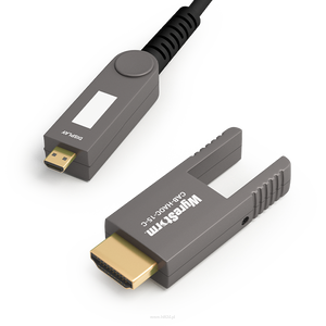 WyreStorm 24Gbps CAB-HAOC-15-C 4-rdzeniowy aktywny optyczny kabel HDMI 24 Gb/s | 4K HDR 4:4:4/60 | Kevlar wzmocniony | Zdejmowana wtyczka | CPR - 2