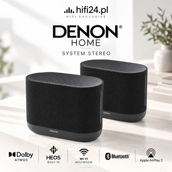 Denon Home 400 × 2 – bezprzewodowy system stereo z Dolby Atmos i HEOS