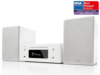 Denon CEOL N10 (RCDN-10+SCN-10) sieciowy system muzyczny z CD biały