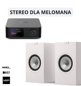 Wiim Amp Ultra Grey + KEF Q3 Biała Satyna  Z myślą o melomanach, fanach kina domowego i entuzjastach inteligentnego domu