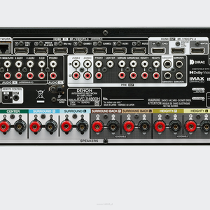 Denon AVC-X4800H Silver – 9.4-kanałowy wzmacniacz AV 8K Dolby Atmos, HEOS, Dirac Live - 4