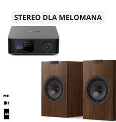 Wiim Amp Ultra Grey + KEF Q3 Orzech  Z myślą o melomanach, fanach kina domowego i entuzjastach inteligentnego domu