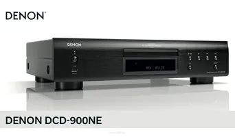 DENON DCD-900NE Black Odtwarzacz CD z technologią Advanced AL32 Processing Plus oraz portem USB