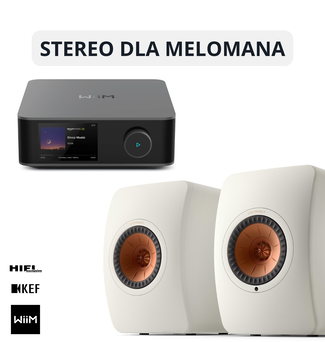 Wiim Amp Ultra Grey + KEF LS50 Meta Minerał White