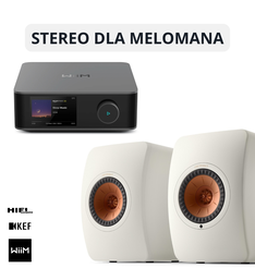 Wiim Amp Ultra Grey + KEF LS50 Meta Minerał White