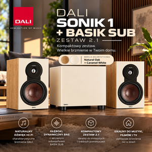 DALI SONIK 1 + BASIK SUB – zestaw kolumn głośnikowych 2.1 Hi-Fi - 4