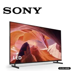 SONY FWD-75X80L 4K LCD z tunerem Wyświetlacz 55-calowy BRAVIA 4K HDR z Google TV i 3-letnim pakietem ochrony PrimeSupport