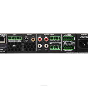Blaze Power Zone CONNECT 252 2 Kanałowy wzmacniacz instalacyjny z DSP / Wbudowana matryca 8 x 2 / 8 wejść mic/line x 2 strefy / moc: 2 x 125 W RMS przy 8 ohm lub 100 V - 2